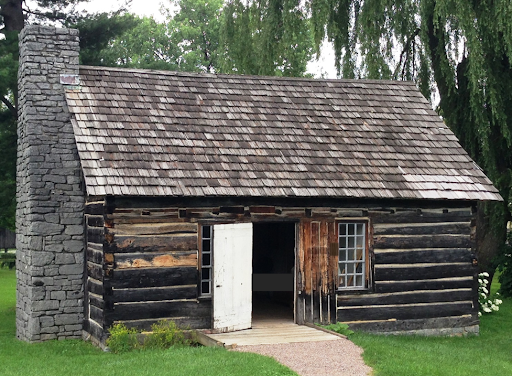 Rustic wooden house similar to type Lyddie may have lived in