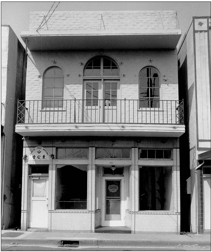 Exterior of a two-story building