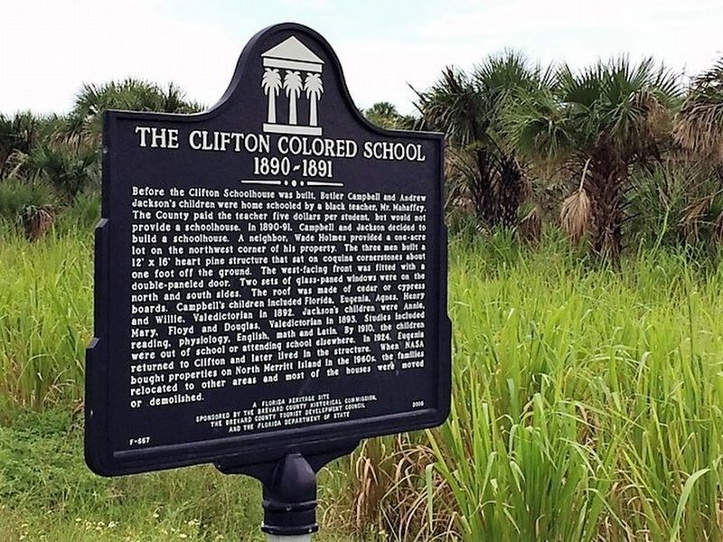 Clifton School House Historical Marker Clifton School House Historical Marker