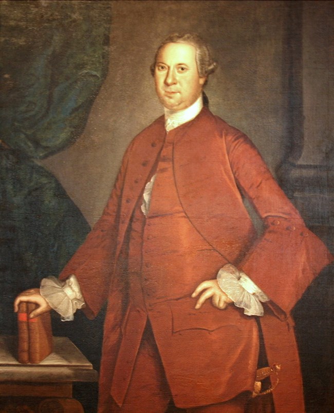 Painting of a colonial gentleman