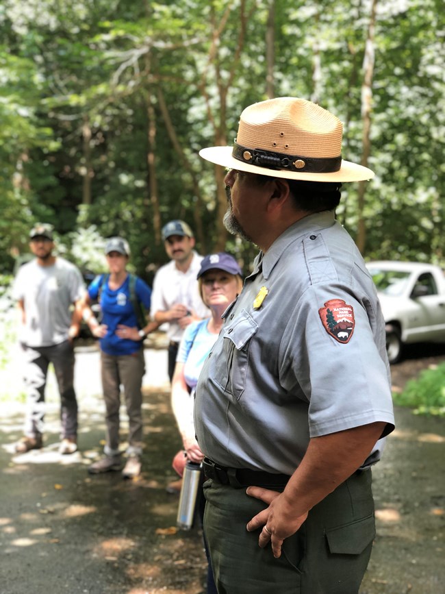 Director Sams at Rock Creek Park Director Sams at Rock Creek Park