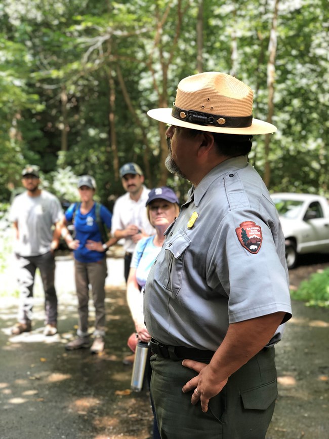 Director Sams at Rock Creek Park