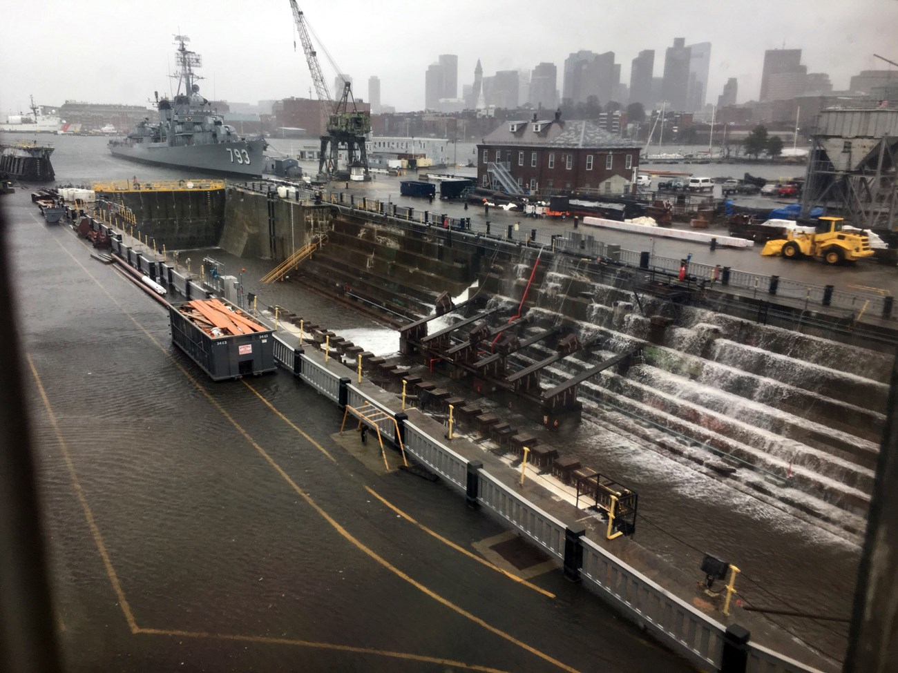 Dry Dock 1 in Charlestown Navy Yard