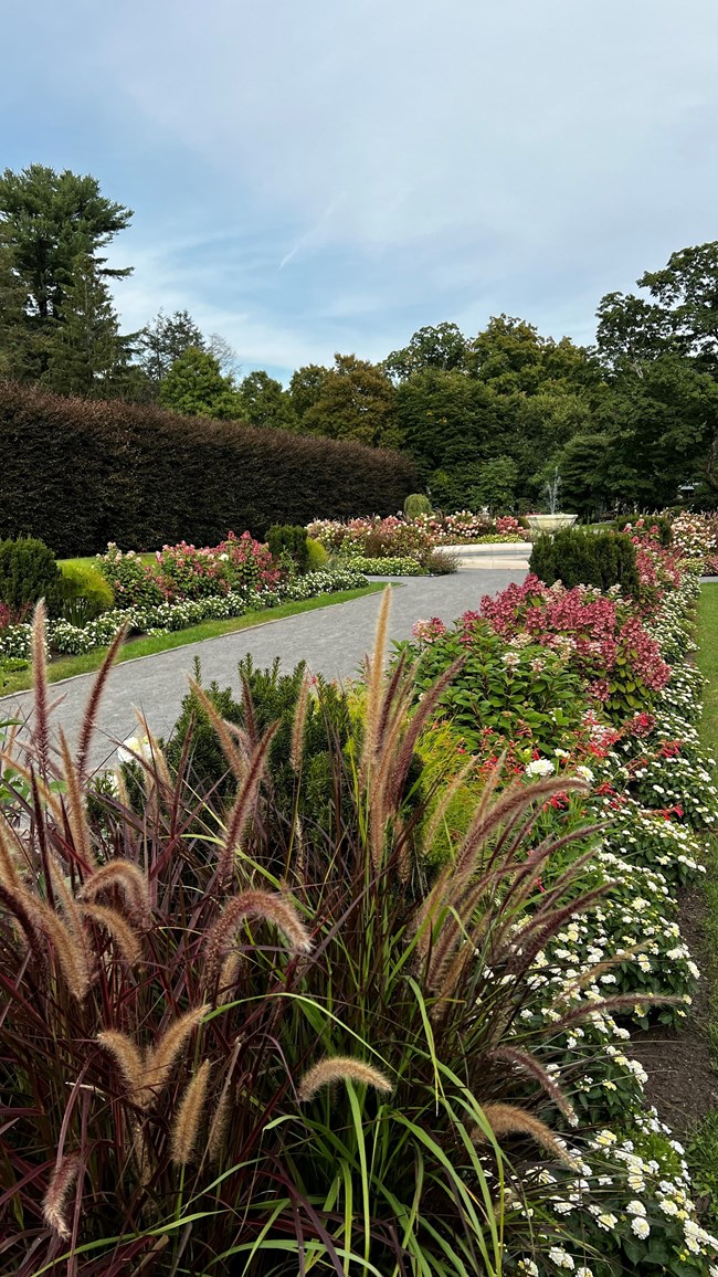 Elm Bank’s central garden space, the Italianate Garden.