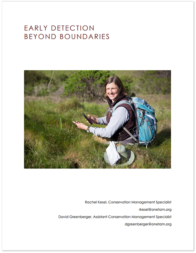 Early Detection Beyond Boundaries Cover page of "Early Detection Beyond Boundaries"