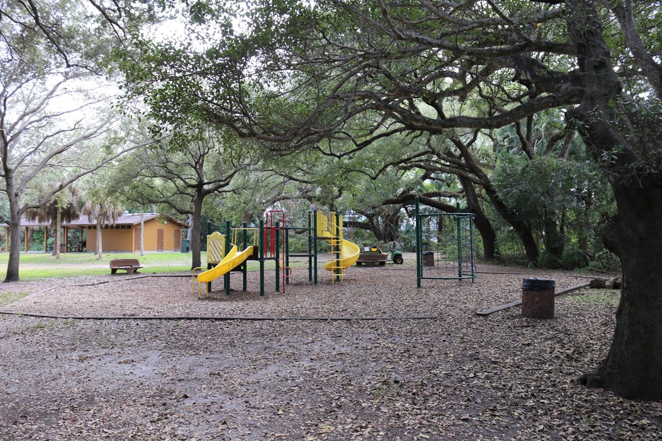 Playground at the Enchanted Forest Elaine Gordon Park in North Miami.