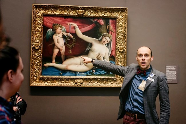 Museum Hack Tour Guide Ethan Angelica.