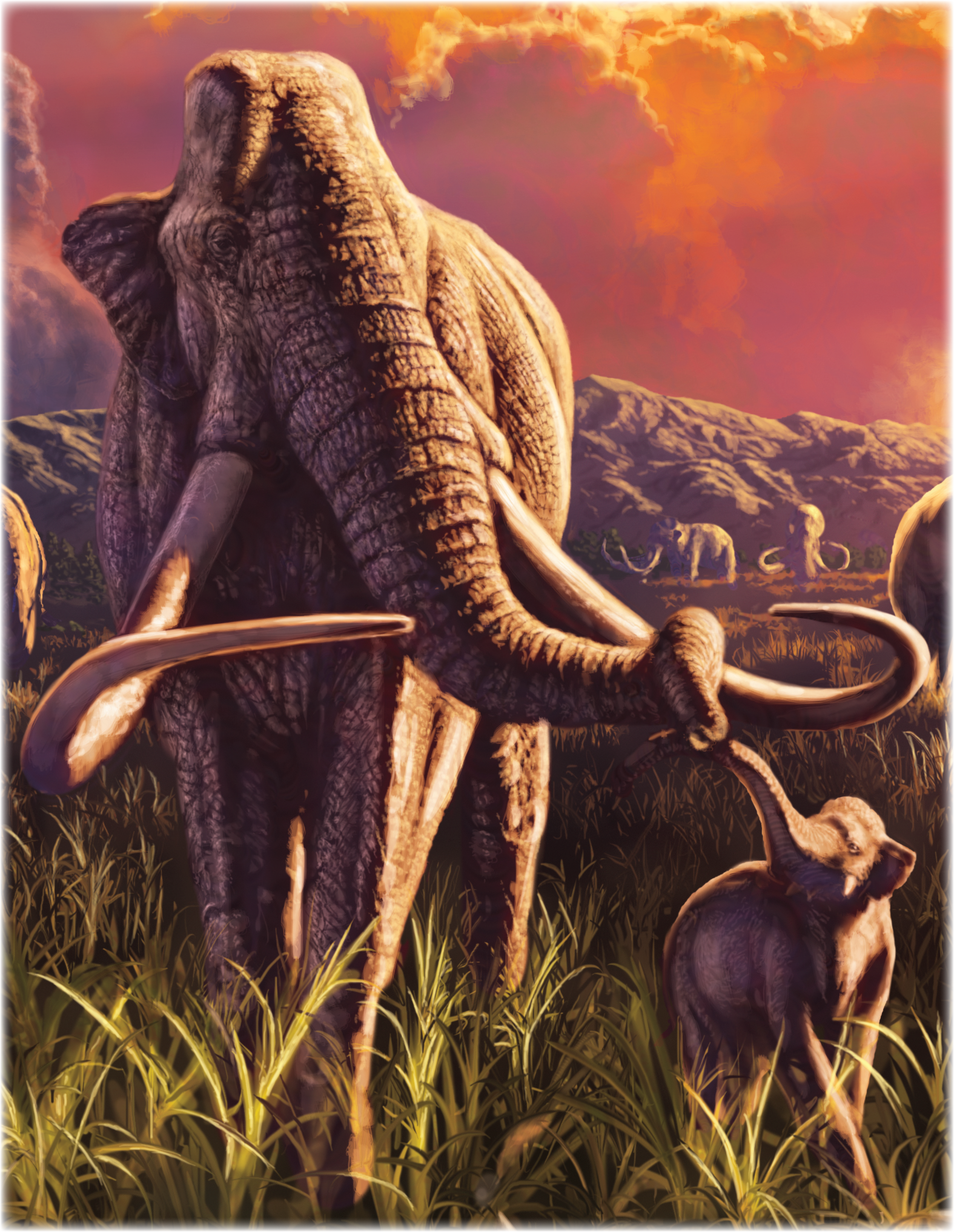 Figure 3 mammoth-01 painting of a mammoth