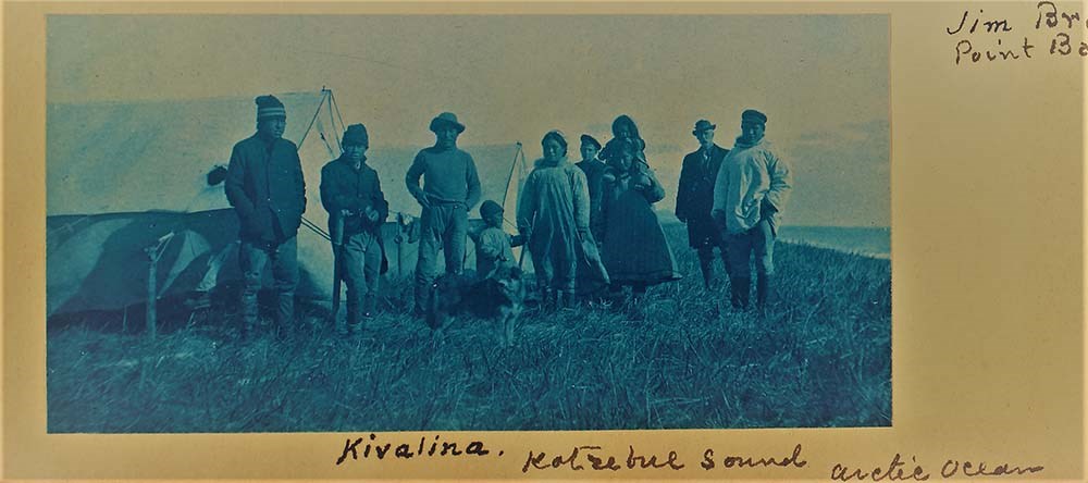 Historical photo of reindeer herders.