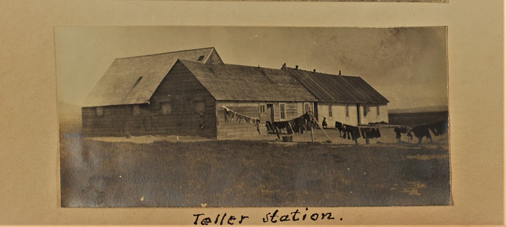 Historical photo of the Teller Station of the Reindeer Service.