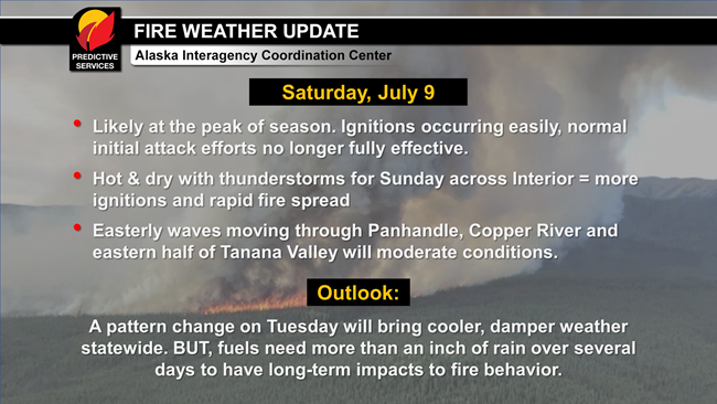 An example of the bulleted slide that accompanied daily updates