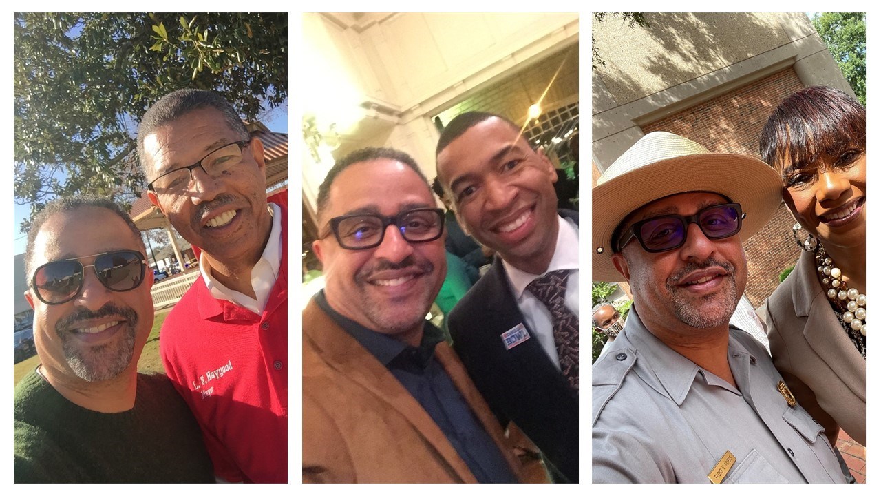 1) Floyd Myers with the Mayor of Montgomery
2) Floyd Myers with the Mayor of Tuskegee
3) Floy Myers with Bernice King