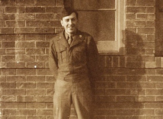 Frank Kameny wearing his army uniform c. 1940s.