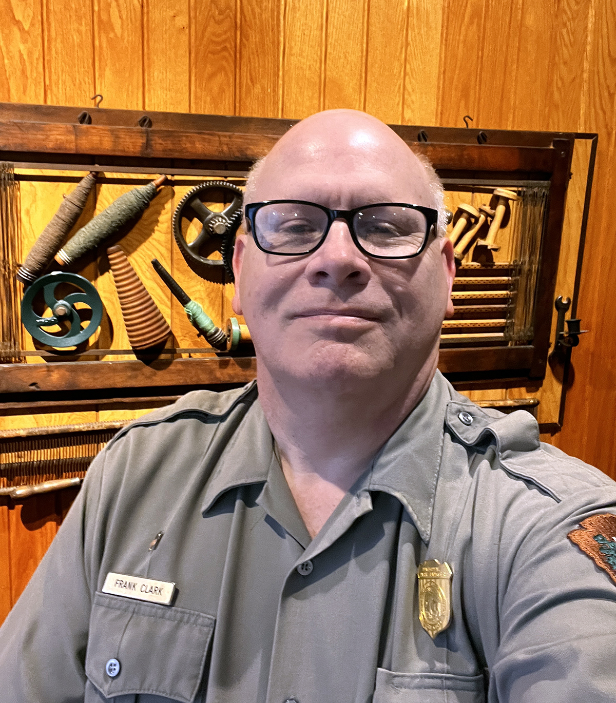  Frank Clark is a Park Ranger at Lowell National Historical Park