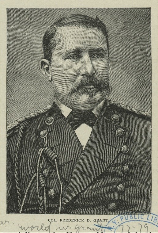 Man in U.S. Army uniform circa 1875-1895.