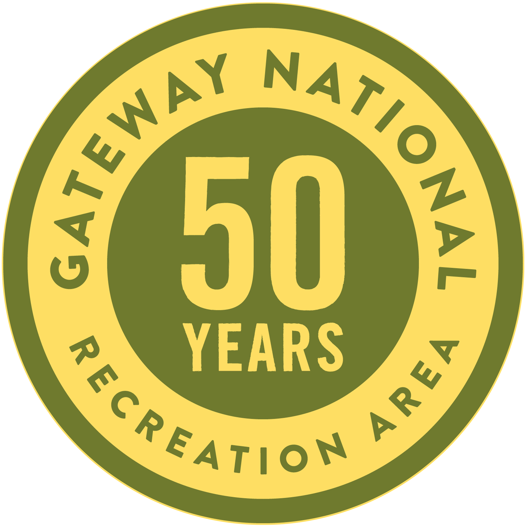 Gateway National Recreation Area 50 Years Logo
