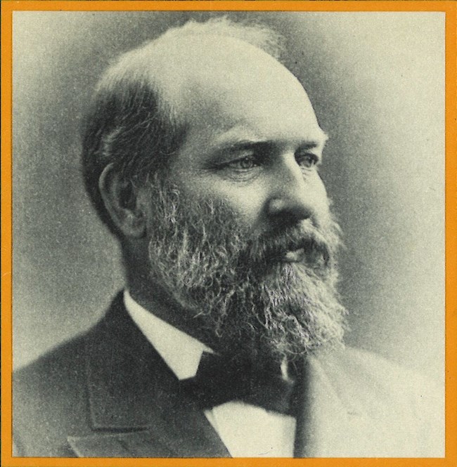 portrait of President James A. Garfield