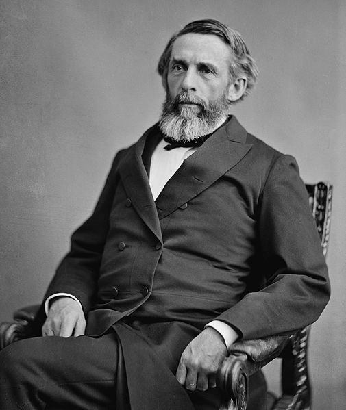 George Boutwell sitting in a chair