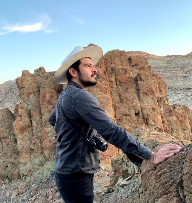 Gibran Lule-Hurtado Headshot Gibran Lule-Hurtado in the desert