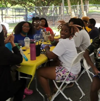 Greening Youth Foundation interns at a picnic at Martin Luther King Jr. National Historical Park Greening Youth Foundation interns at a picnic at the Martin Luther King Jr. National Historical Park
