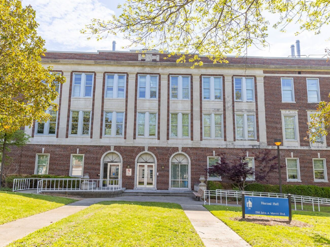 Red brick institutional building