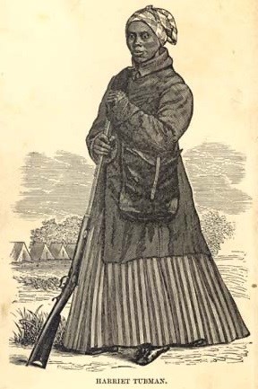 Harriet Tubman Engraving of Harriet Tubman as a scout during the Civil War