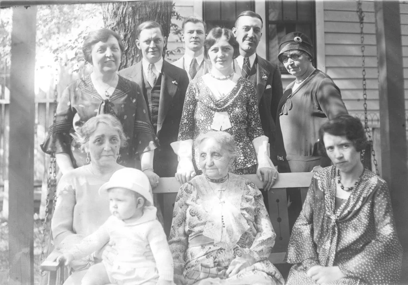 Haukenberry family circa 1931 Family group including Ardis Haukenberry