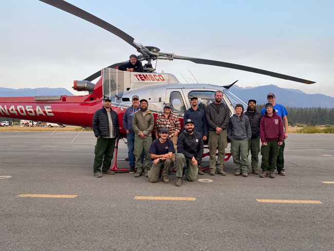 Helicopter module featuring an AFS/BLM helicopter with BLM, Forest Service and Park service crew. Helicopter module featuring an AFS/BLM helicopter with BLM, Forest Service and Park service crew.