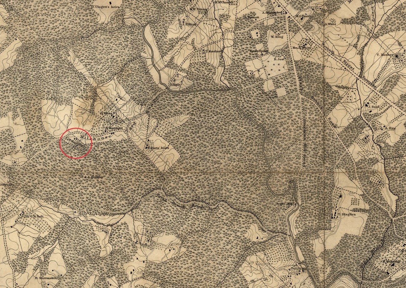 Map showing Hepburn tract Map showing Hepburn tract
