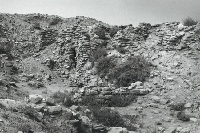 Brick ruins.