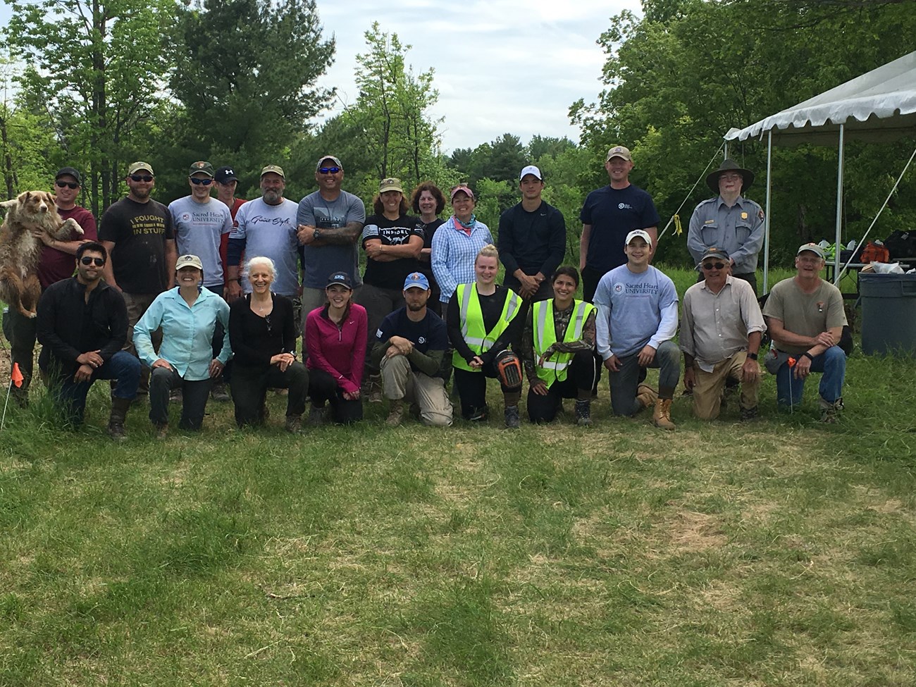 Group Photo at SARA, Barber Wheat Field 2019