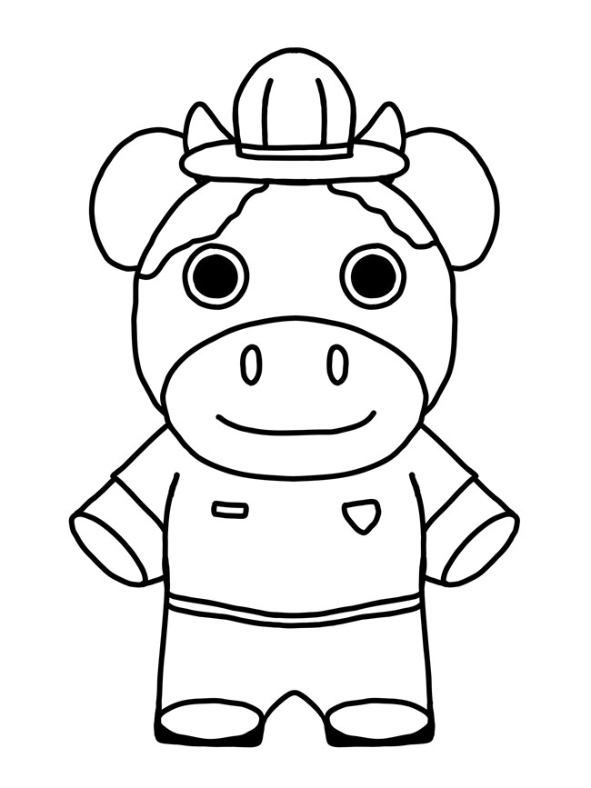 Outline of Ranger Cow