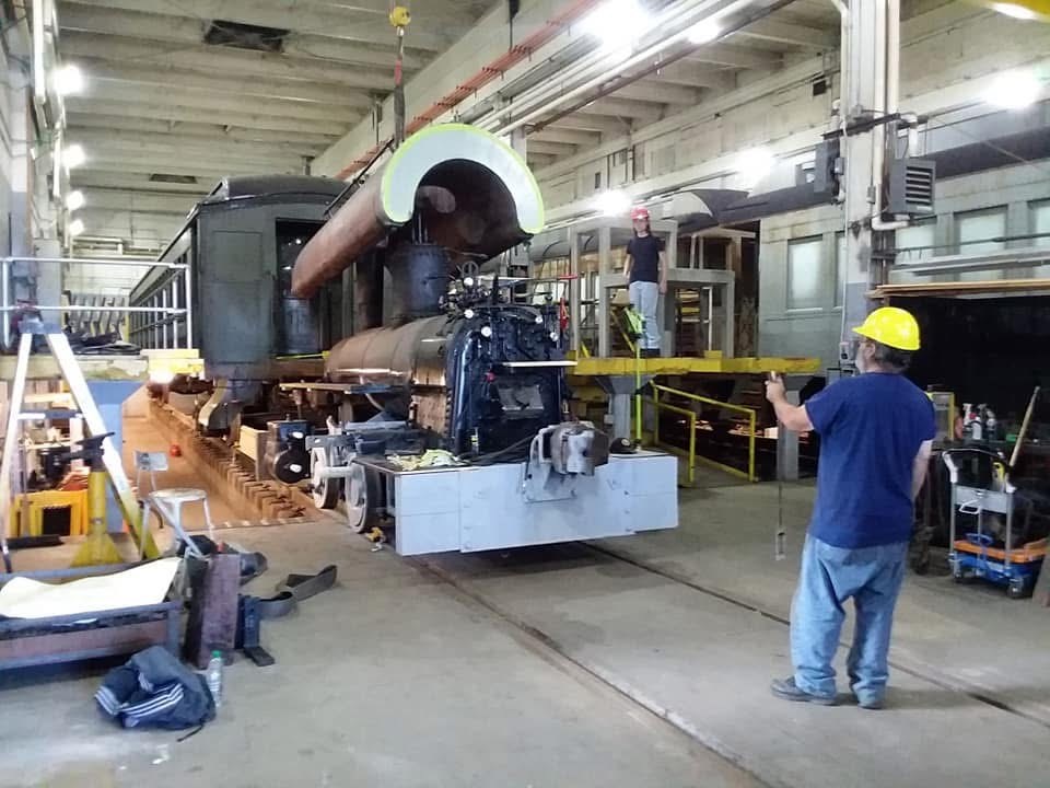 Volunteers working on the Bullard project in 2019