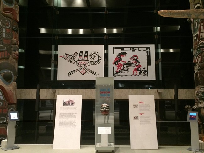 Indigenous paintings of earthquakes.