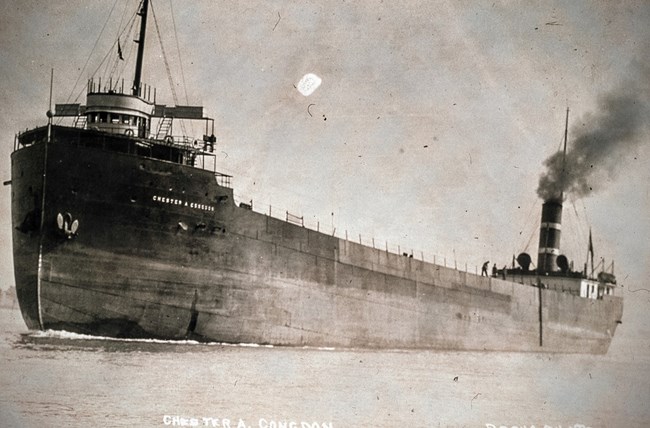 port side view of the SS Chester A. Congdon under power
