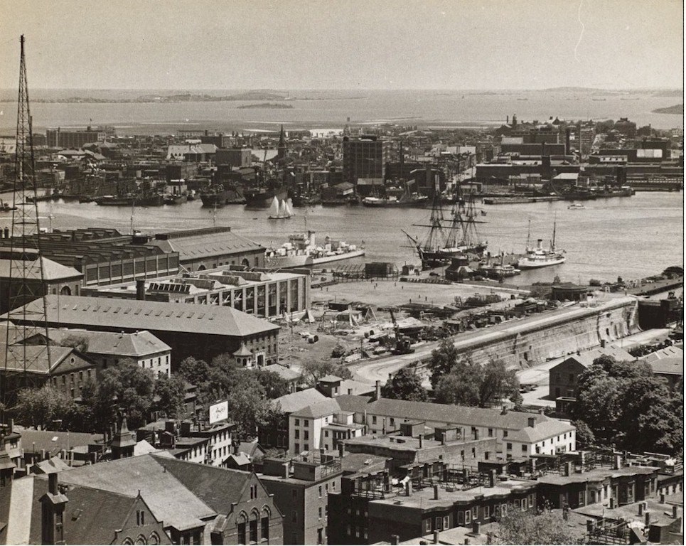 A photograph of USS RALPH TALBOT docked in the Charlestown Navy Yard in Boston. A photograph of USS RALPH TALBOT docked in the Charlestown Navy Yard in Boston.