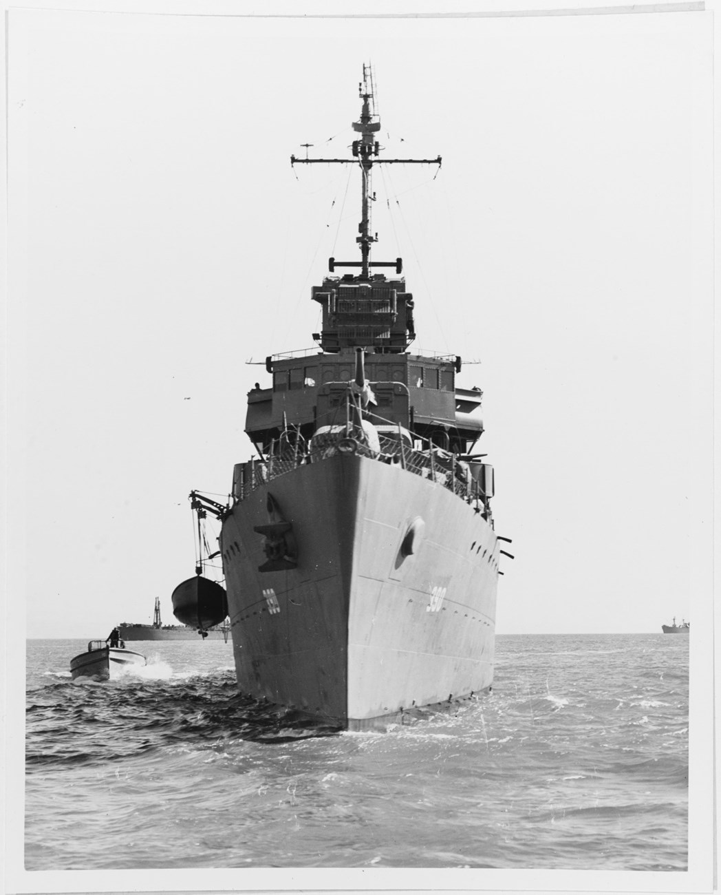 RALPH TALBOT off Mare Island following repairs. She will head back into the fight in the coming winter, October 28, 1942.