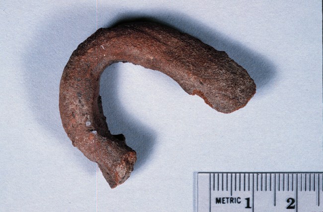 Red clay handle