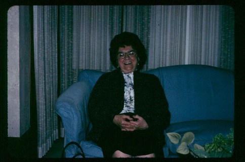 Valeria LaMere Photograph of Valeria LaMere sitting on couch