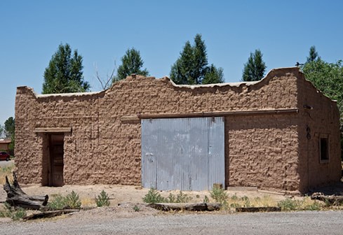 As late as the 1960s, Judge Simon Guerra held court here in his adobe blacksmith's shop. Photo © Jack Parsons