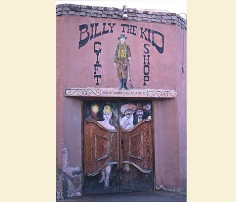 Billy the Kid was among the rabblerousers who frequented Mesilla in the early days. Today the facade of Mesilla's former adobe jail and courthouse, now a gift shop on the plaza's southeast corner, pays tribute to the time the Kid spent incarcerated there.