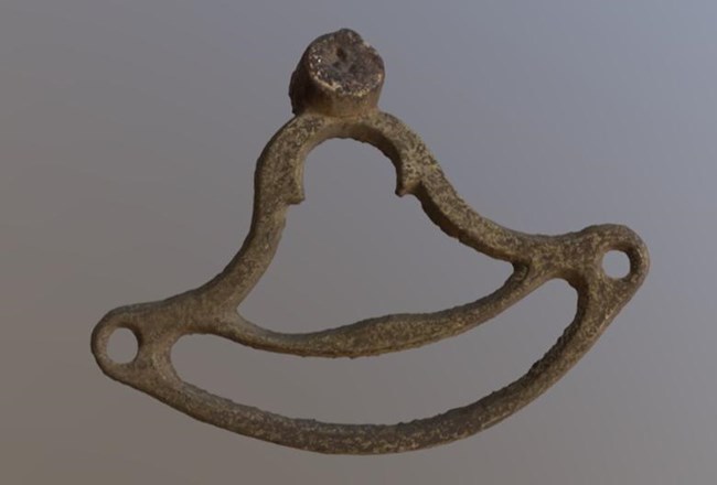 Fragment of a bell pull Fragment of a bell pull