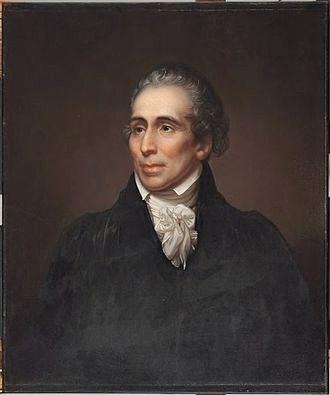 Painting of man, dressed in coat and collar