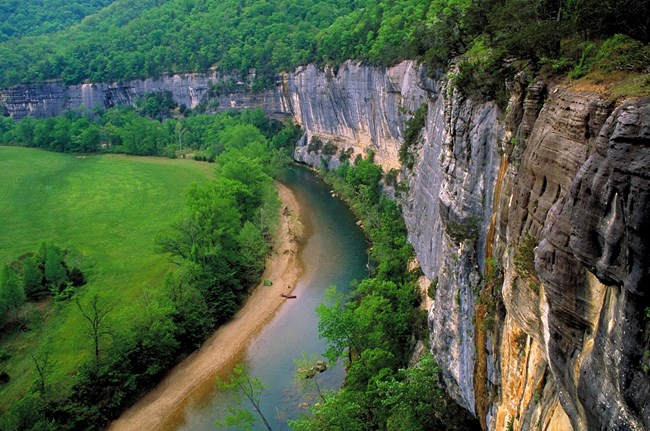 Roark Bluff along the Buffalo River