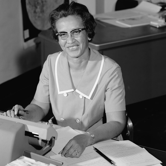 Female computer at NASA.