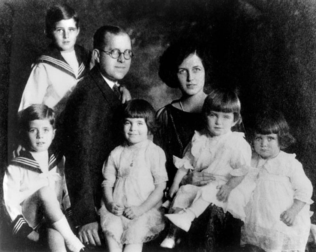 Two adults and five children