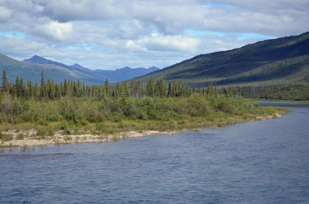 Kobuk River view view of the Kobuk River