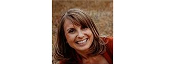 Smiling woman with brown hair