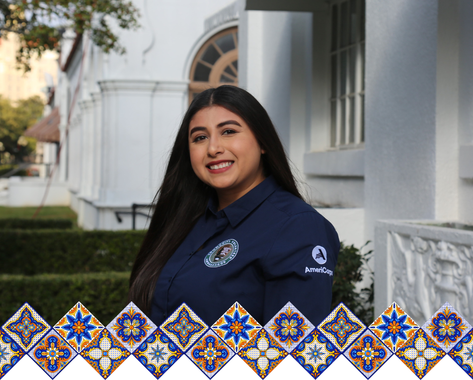 Community Volunteer Ambassador Program A headshot photo of Celeste a Community Volunteer Ambassador wearing a blue uniform shirt.