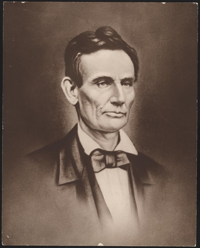 Portrait of Lincoln at age 44